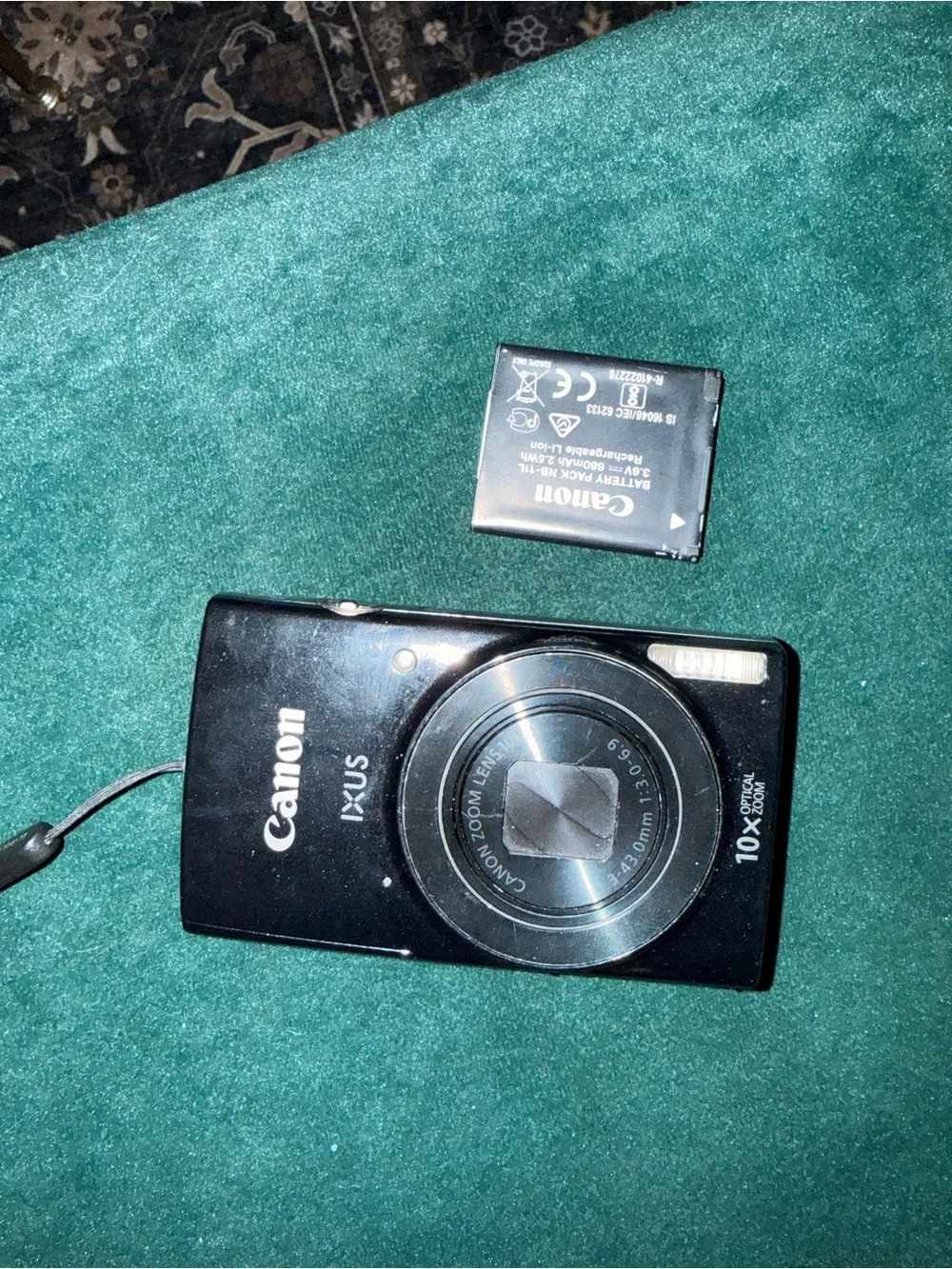 Canon IXUS 182  Black Compact Point-and-Shoot Digital Camera